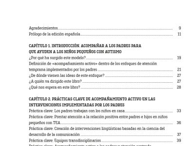 Acompañamiento activo a familias de niños pequeños con autismo