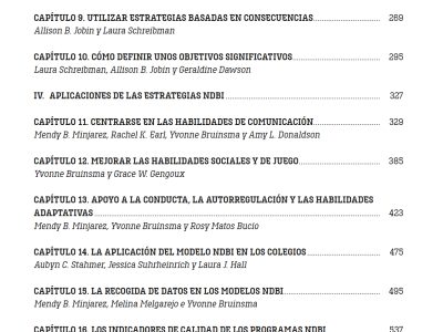 Intervenciones naturalistas basadas en el desarrollo y la conducta (NDBI) para el autismo