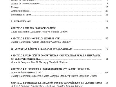 Intervenciones naturalistas basadas en el desarrollo y la conducta (NDBI) para el autismo